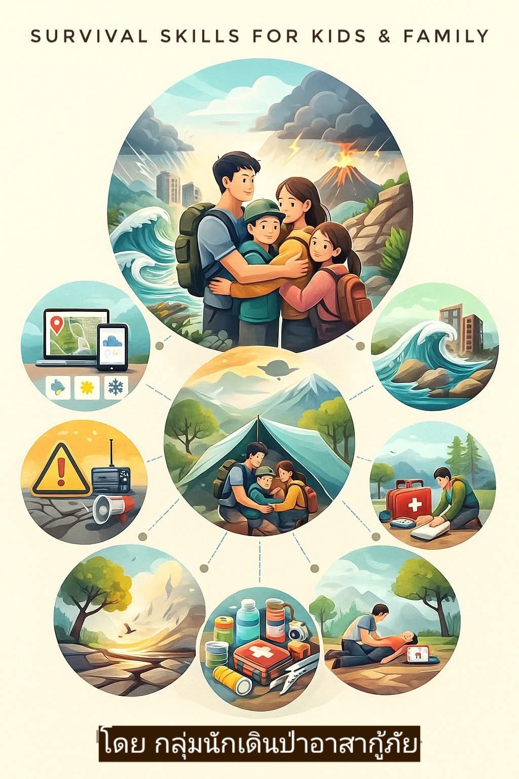 25-26 มีค.69 Survival Skills for Kids & Family  หาดใหญ่ ฟรี!! รายละเอียด 